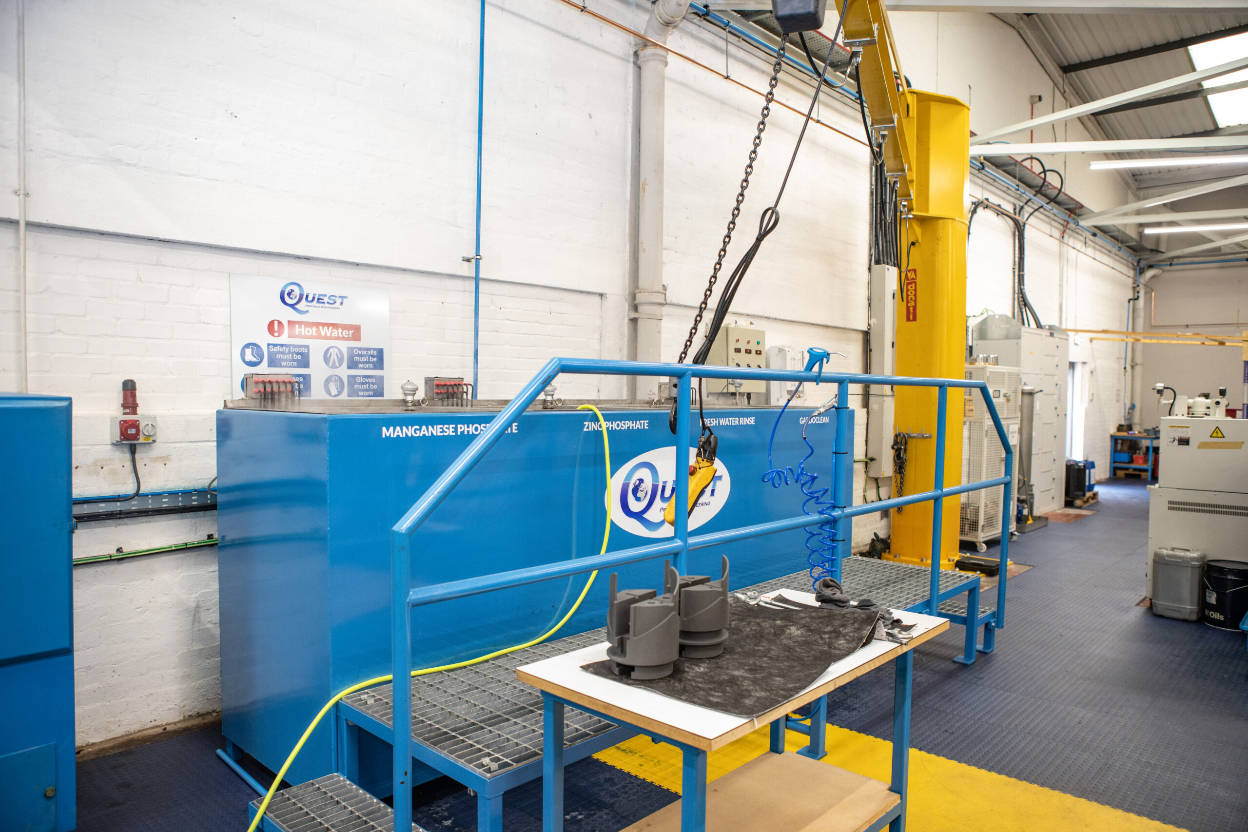 Quest hot water machine