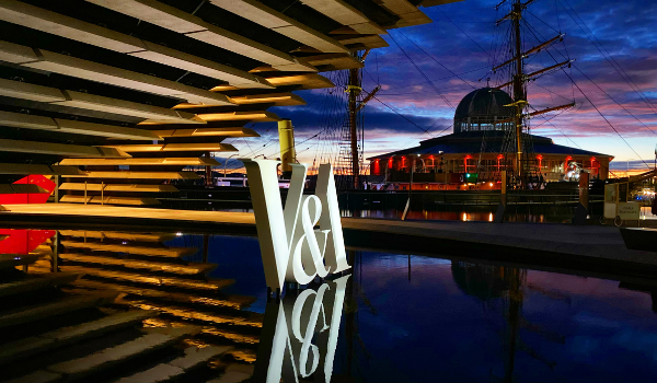 Beautiful night at the V&A Dundee